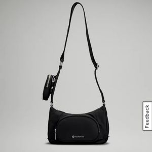 Lululemon Crossbody with nano pouch black